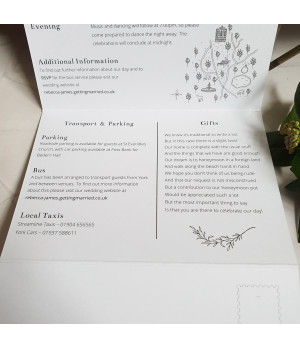 Concertina - White, Mono Wreath