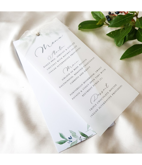 Personalised wedding stationery samples for elegant country house and garden weddings.