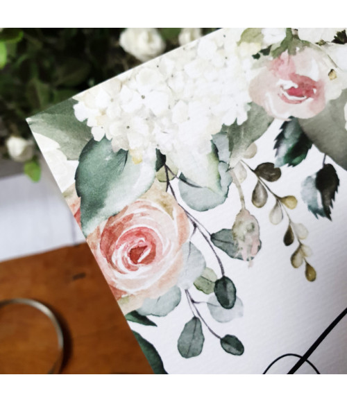 Luxury blush rose save the date cards for romantic and stylish weddings