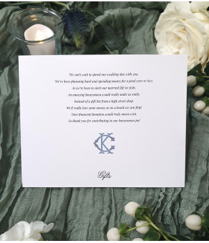 Elegant evening wedding stationery set with coordinated RSVP and details cards