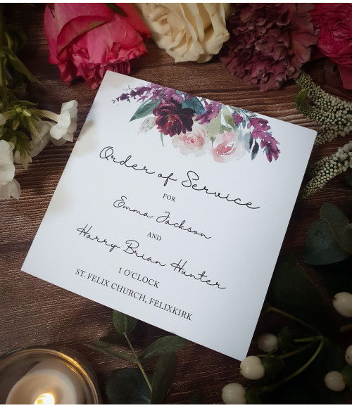 Unveil - Burgundy & Blush