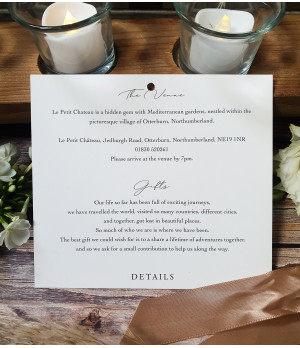 neutral wedding invitation suite