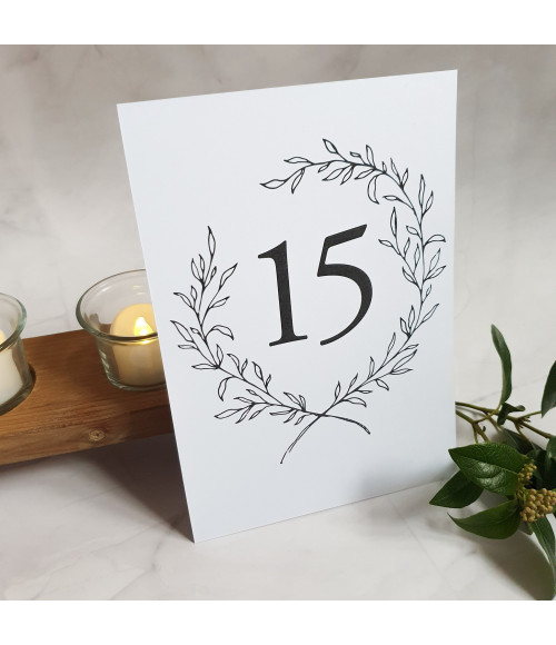 Concertina - White, Mono Wreath