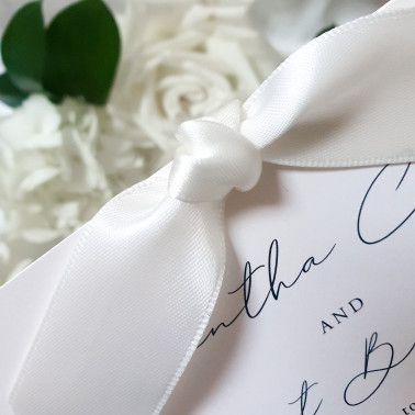 Classic ivory wedding invitations for a timeless and romantic UK wedding