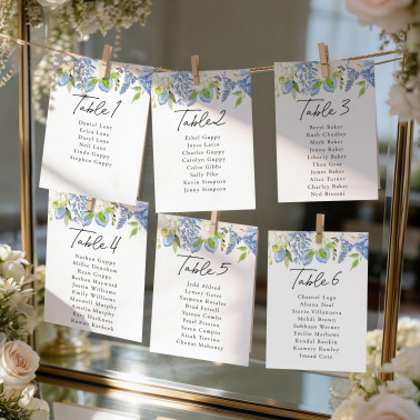 Seating Plan Cards