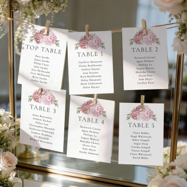 Seating Plan Cards