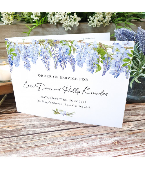 Affinity Wisteria sample pack showcasing coordinated wedding stationery.