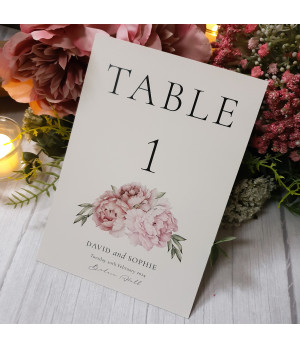 Choose your wedding stationery with confidence by ordering a Beau Peonies sample featuring luxury print quality.