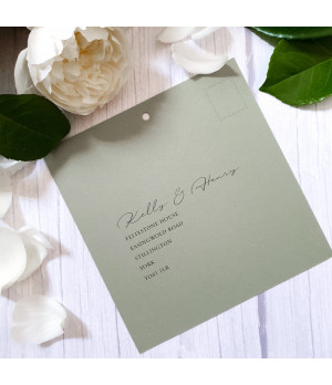 Luxury wedding stationery set with RSVP and guest information insert