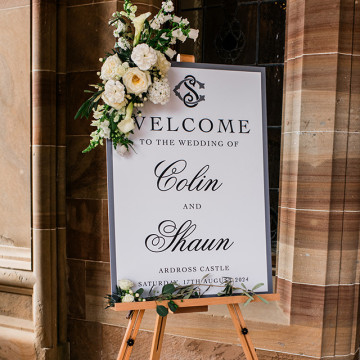A Castle, Kilts & Signature Silver: Colin & Shaun’s Highland Wedding at Ardross Castle